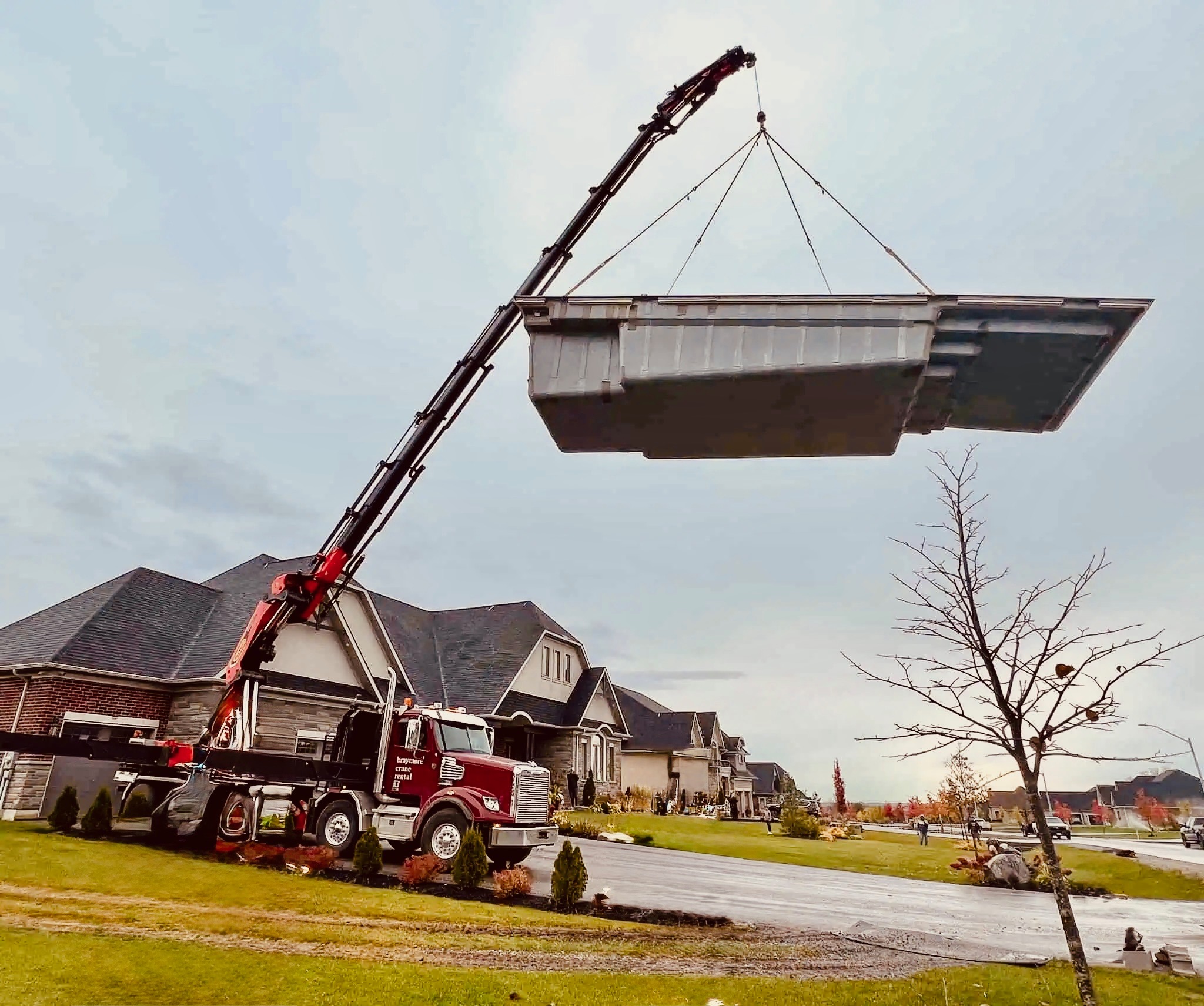 Prefab concrete pool installation in New Jersey