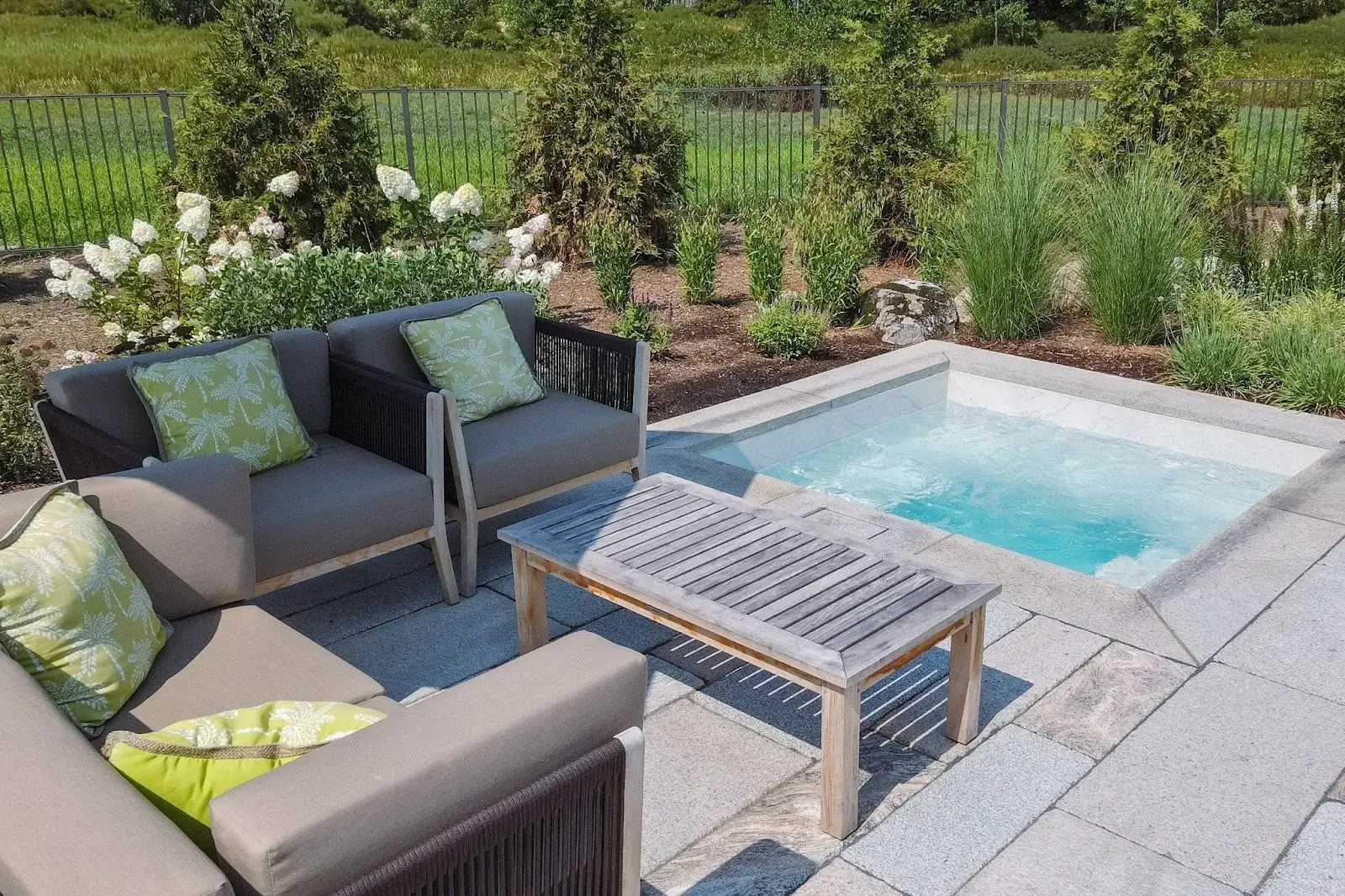 Square Plunge Spa 7x7 by Baur Pools